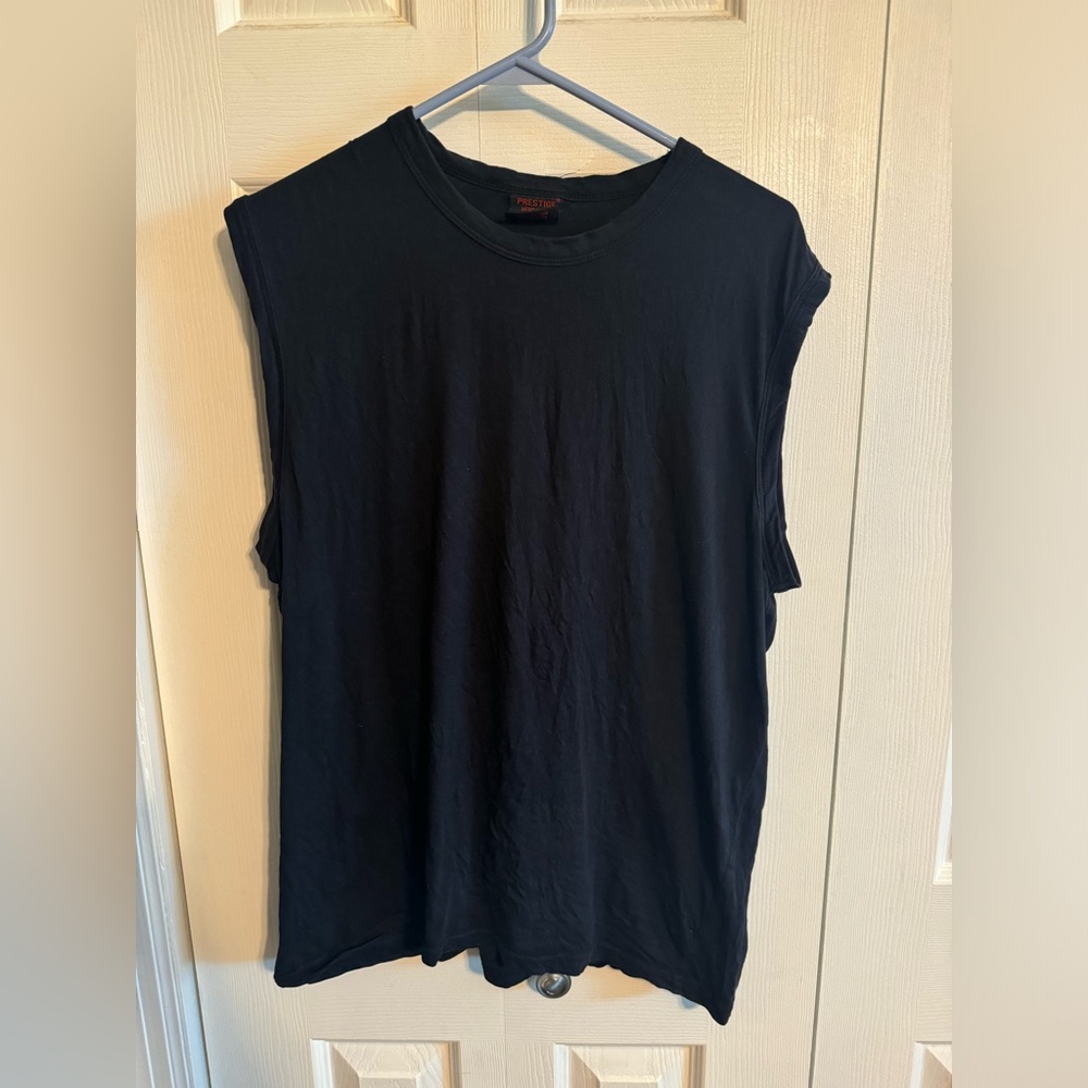 Prestige men’s large black tank top